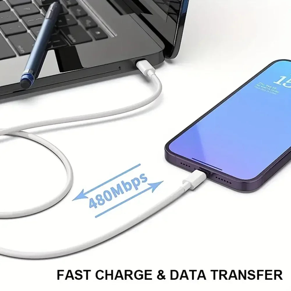 iPhone Fast Charger, 20W USB C Charger Block with USB C to Lightning Cable, Fast Compatible with iPhone14/13/12/11/XS/XR