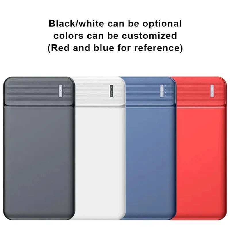50000mAh 120W Power Bank 12W Portable Fast Charger External Battery PowerBank Capacity PowerBank Bidirectional fast charging