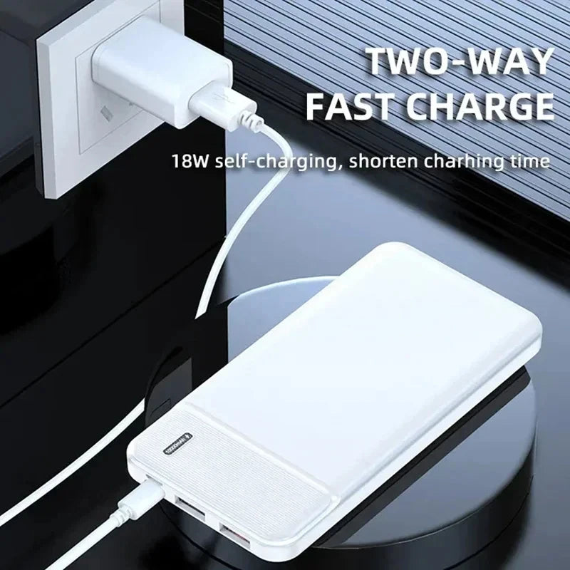 50000mAh 120W Power Bank 12W Portable Fast Charger External Battery PowerBank Capacity PowerBank Bidirectional fast charging