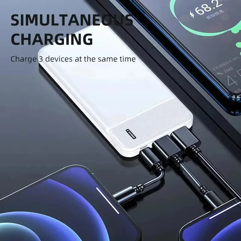 50000mAh 120W Power Bank 12W Portable Fast Charger External Battery PowerBank Capacity PowerBank Bidirectional fast charging