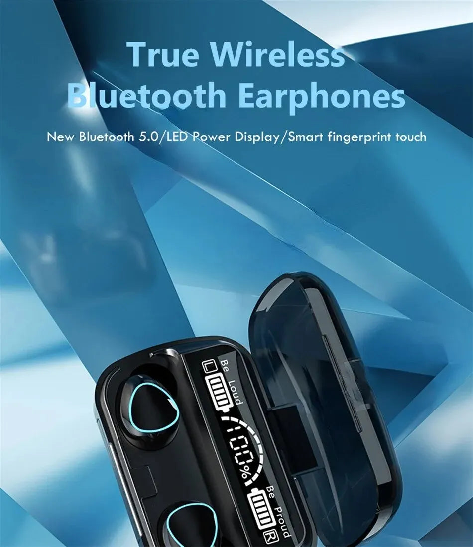 TWS Wireless Bluetooth Earphones, Gaming Earphones, Sports Earphones with Call Microphone 3D Surround Sound