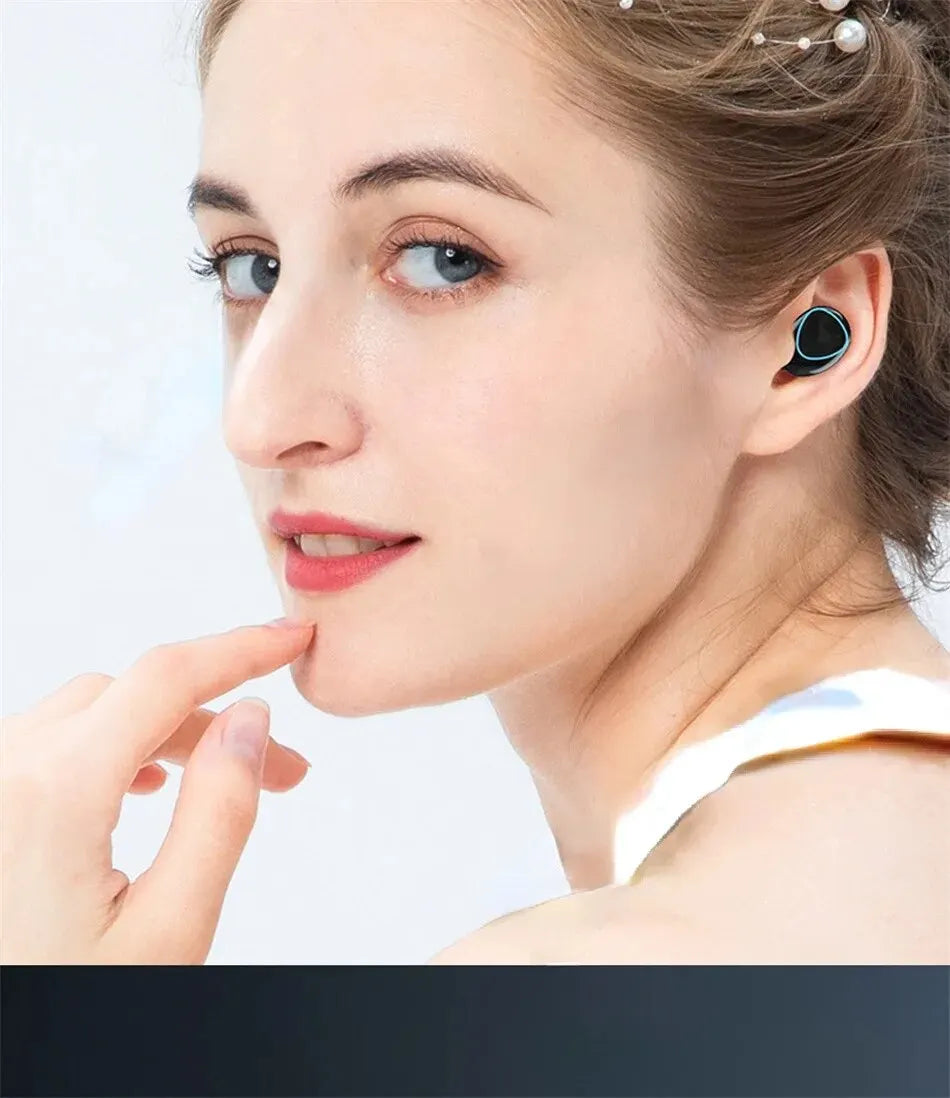 TWS Wireless Bluetooth Earphones, Gaming Earphones, Sports Earphones with Call Microphone 3D Surround Sound